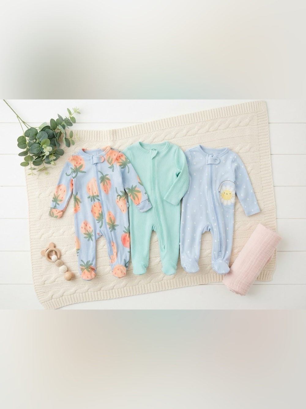 Carter's and Kola Baby Newborn Sleepers
